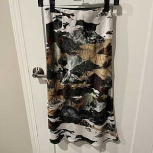 Babaton | Aritzia satin midi skirt size 2